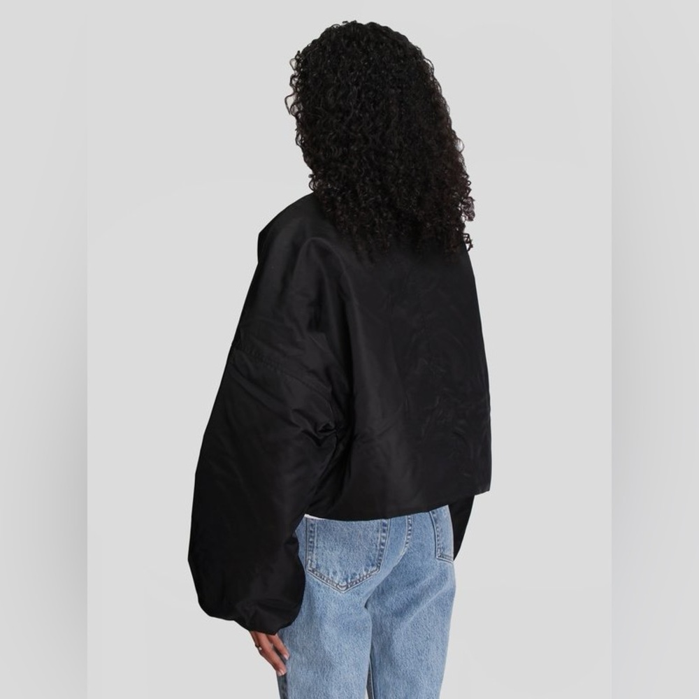 GANNI Nylon Bomber Jacket - Picture 5 of 9